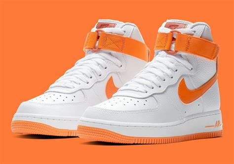 nike schuhe air force orange|nike air force orange high.